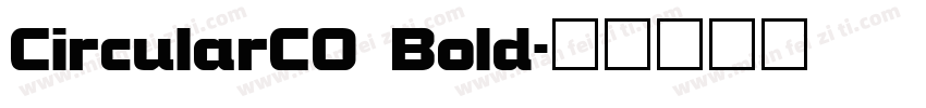 CircularCO Bold字体转换